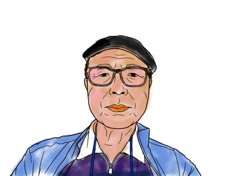 A self-portrait painted by a Greem Pharmacy participant