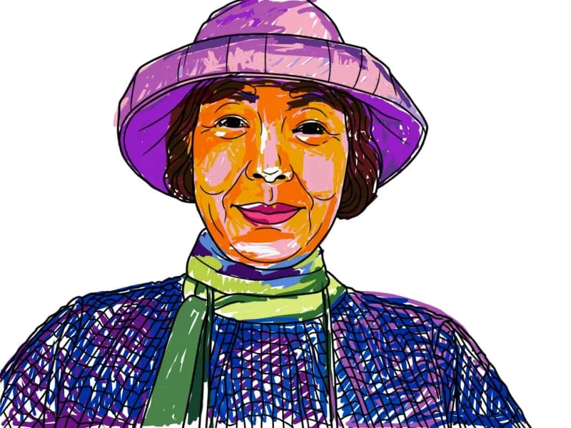 A self-portrait painted by a Greem Pharmacy participant