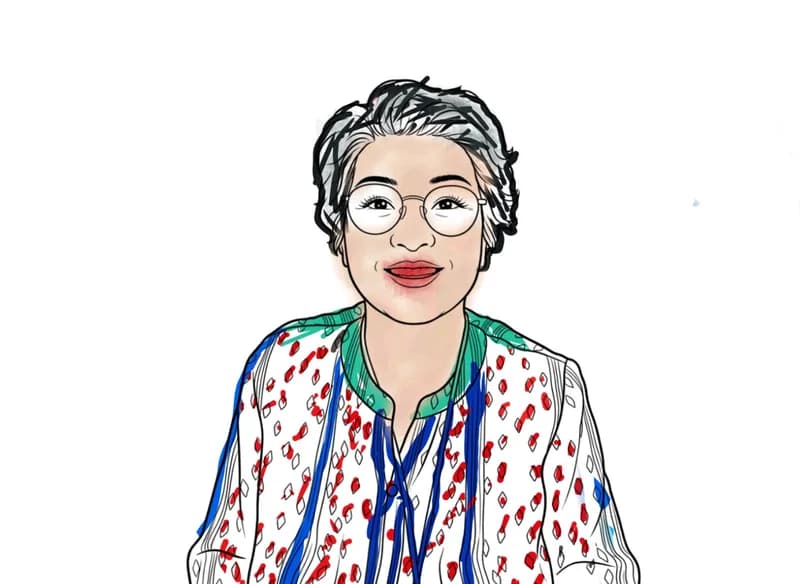 A self-portrait painted by a Greem Pharmacy participant